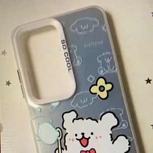 Case-Mate Cartoon Dog Phone Case - White and Gray